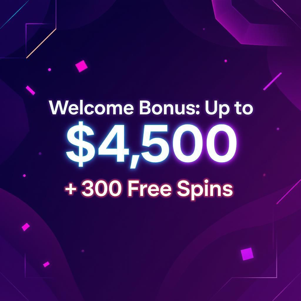 Welcome Bonus: Up to $4,500 + 300 Free Spins